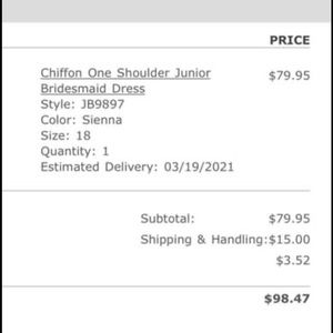 David’s bridal dress